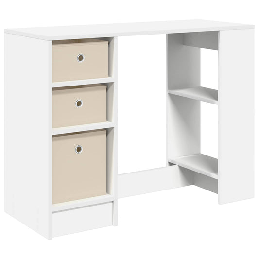 Escritorio Con Cajón 100 X 40 X 75 Cm Madera De Ingeniería