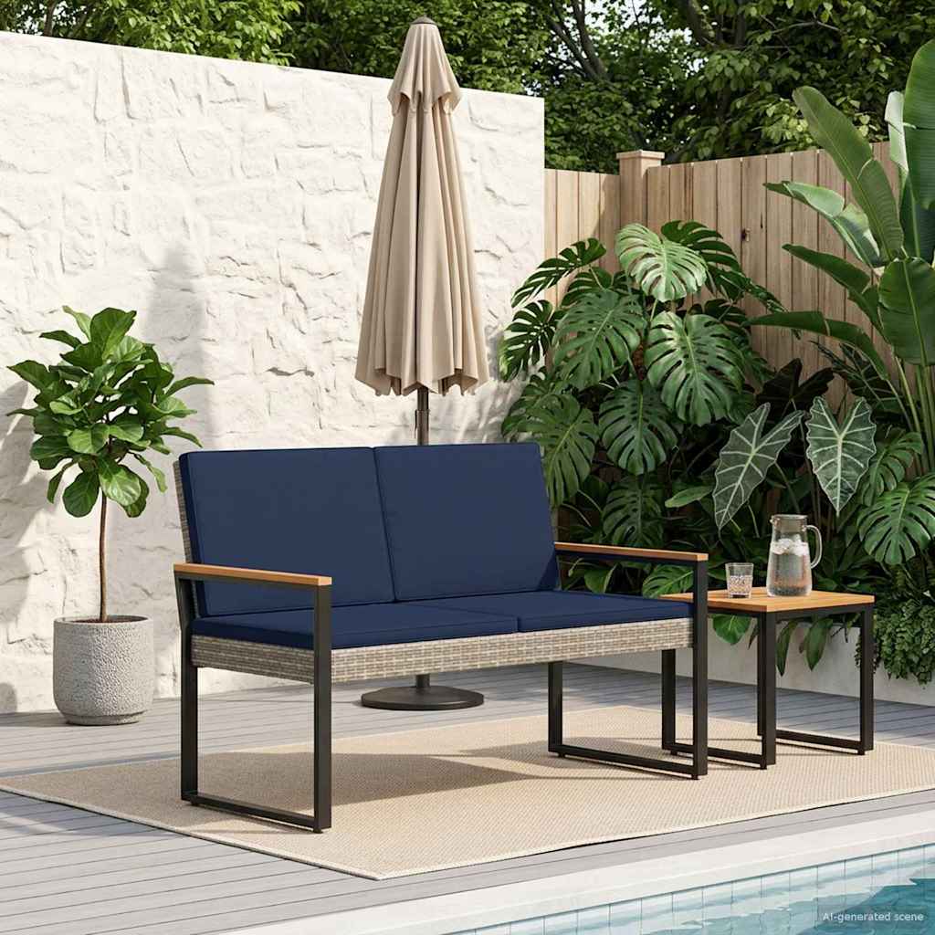 Banco De Exterior 2 -Seater 107 X 61 X 80 Cm Ratán Sintético
