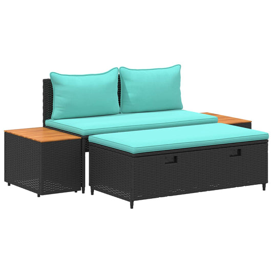 Conjunto De Sofás De Exterior 4 -Seater 4 Uds. 55 X 30 X 39 Cm