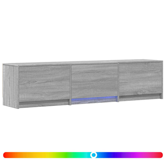 Mueble De Tv Con Led Con Led 165 X 34 X 40 Cm
