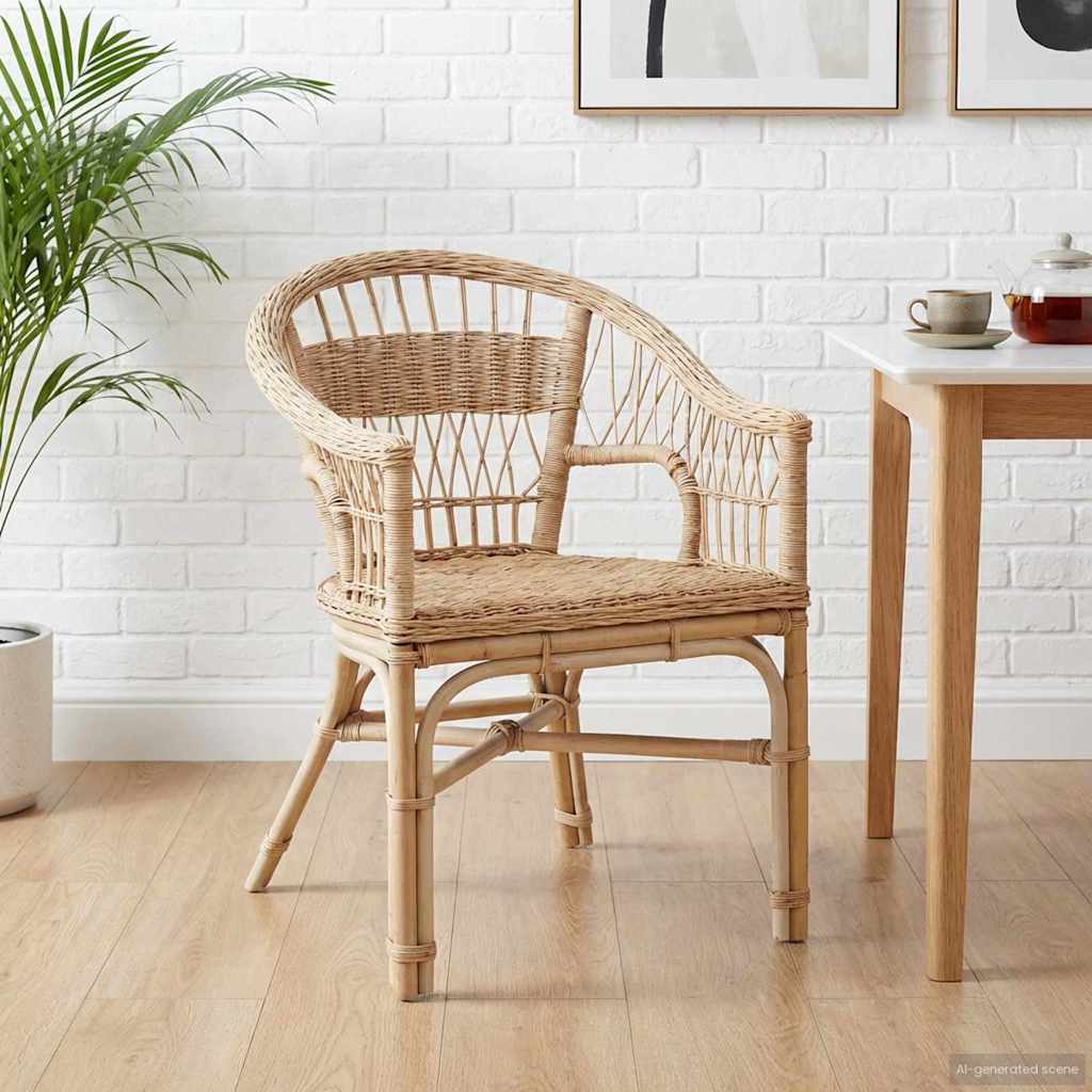 Silla Apilable Ratán 60 X 60 X 81 Cm