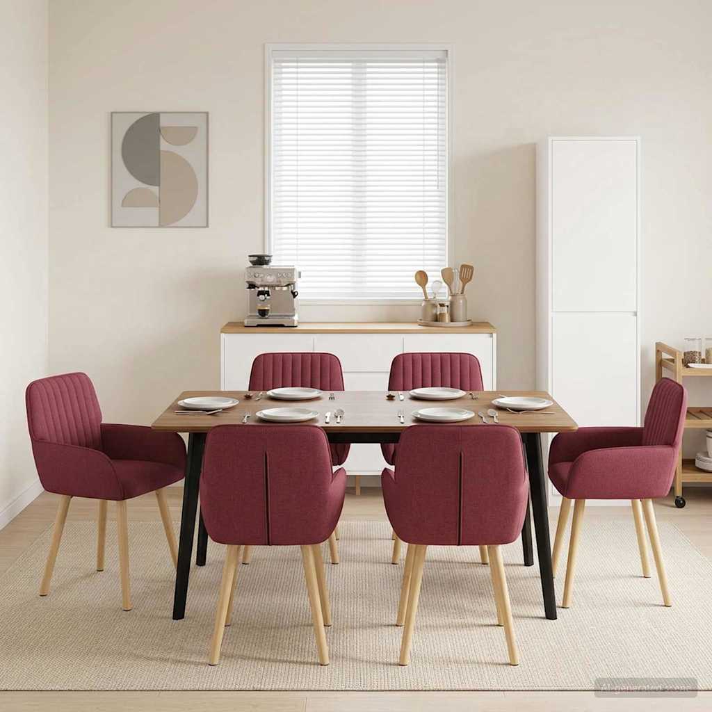 Sillas De Comedor 2 Uds. Tela 56,5 X 50 X 87,5 Cm