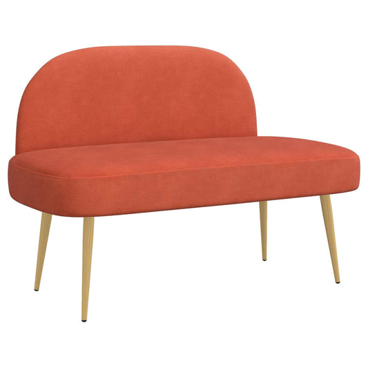 Banco Tapizado Con Respaldo 110 X 60 X 76 Cm
