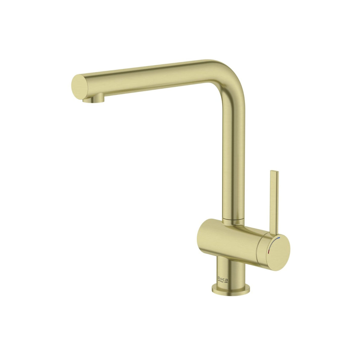 Grifo de cocina Roca Ona extra alta - Oro cepillado
