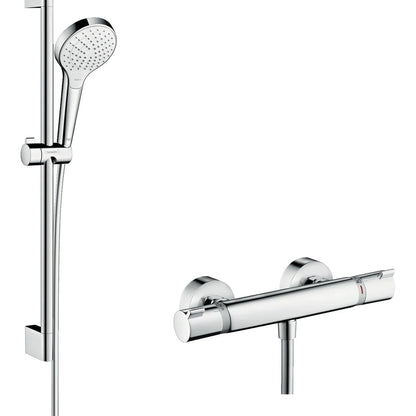Ducha Hansgrohe Croma select s term - Blanco/cromo