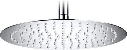 Rociador de ducha redondo Roca raindream gran caudal - Apariencia acero inoxidable
