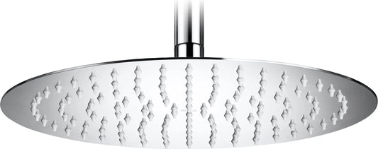 Rociador de ducha redondo Roca raindream gran caudal - Apariencia acero inoxidable