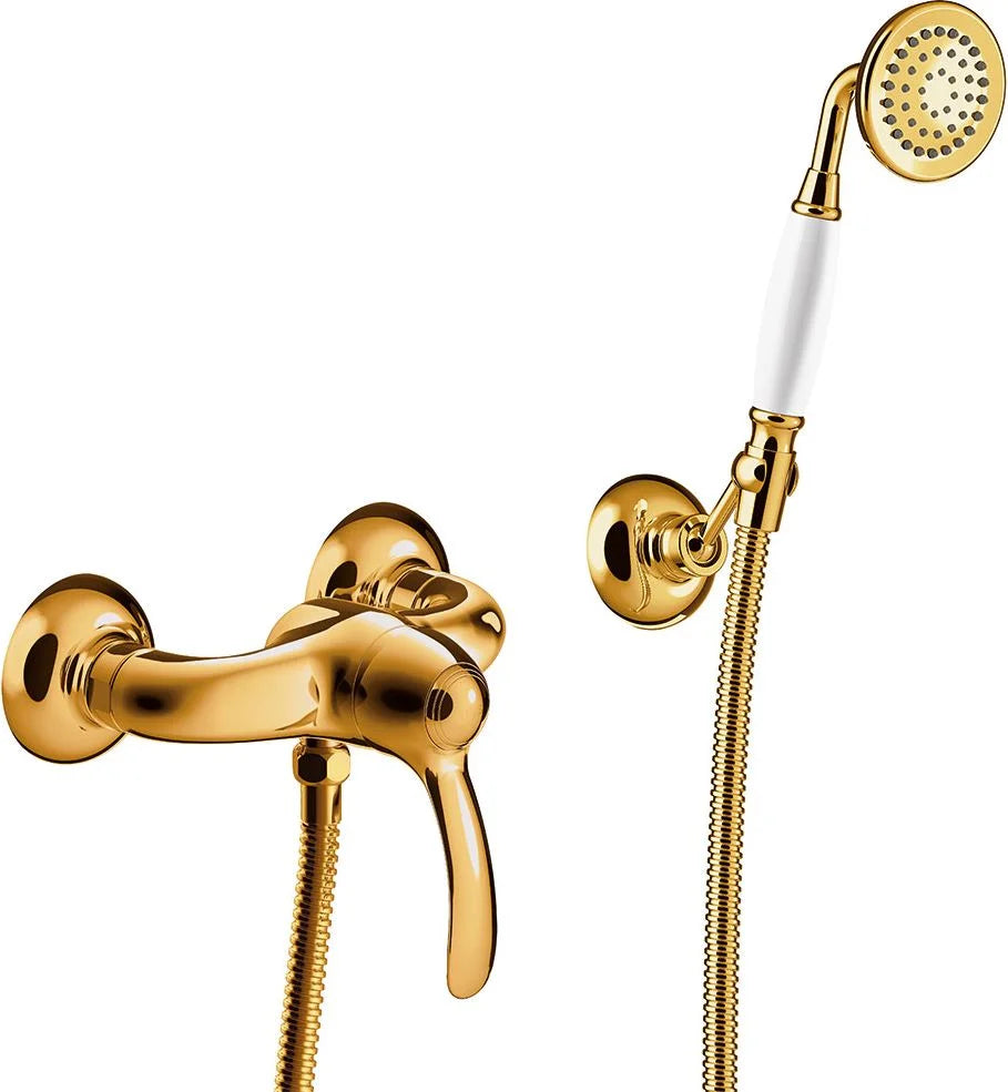 Ducha Tres tres-clasic monomando oro