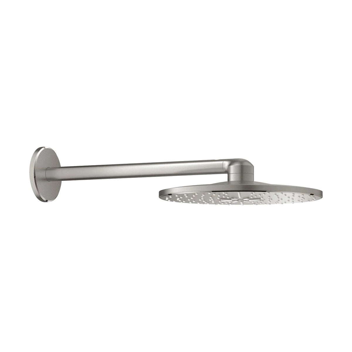 Rociador de ducha redondo Grohe rainshower smartactive - Plata cepillado