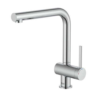 Grifo de cocina extra alto Roca Ona monomando con caño en forma de L acabado cromo
