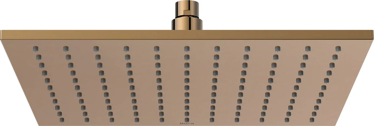 Rociador de ducha cuadrado Roca rainsense montaje - Oro rosado