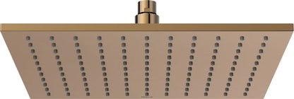 Rociador de ducha cuadrado Roca rainsense montaje - Oro rosado