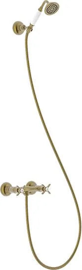 Ducha Tres tres-clasic bimando latón viejo