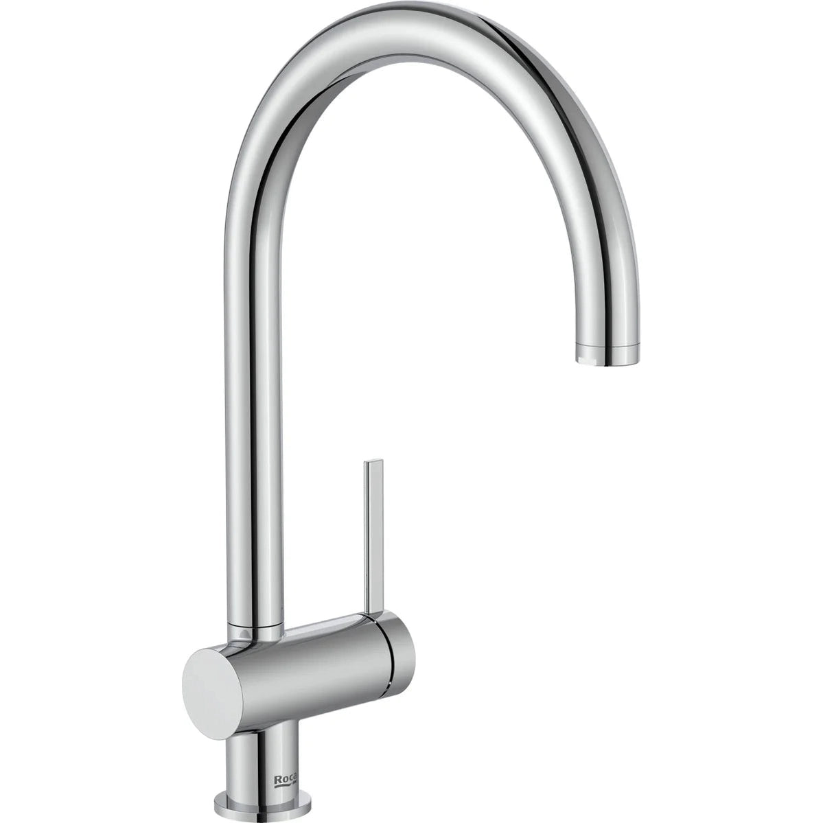 Grifo de cocina extra alto Roca Ona monomando con caño en forma de U acabado cromo