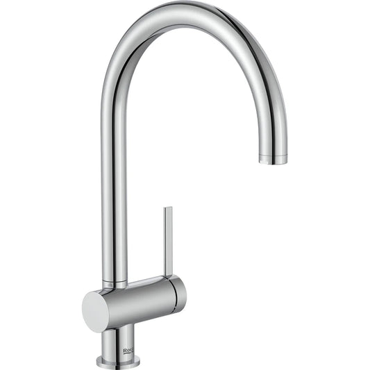 Grifo de cocina extra alto Roca Ona monomando con caño en forma de U acabado cromo