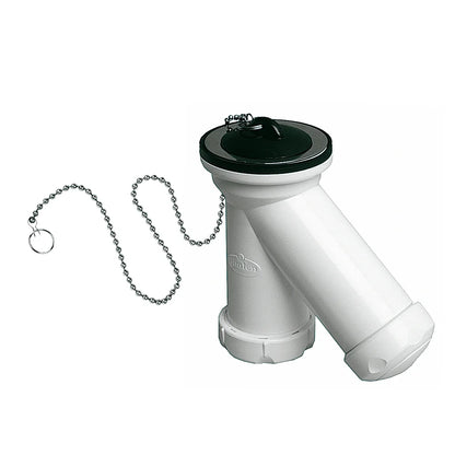 Sifón botella vertical Jimten lavabo/bidet 1 1/4" blanco Ø63mm S-11
