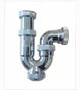 Sifón P horizontal Jimten lavabo 1 1/4" cromo Ø32mm R-18L