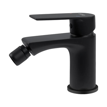 Grifo de bidé monomando Stillo Kios color negro mate diseño moderno profesional