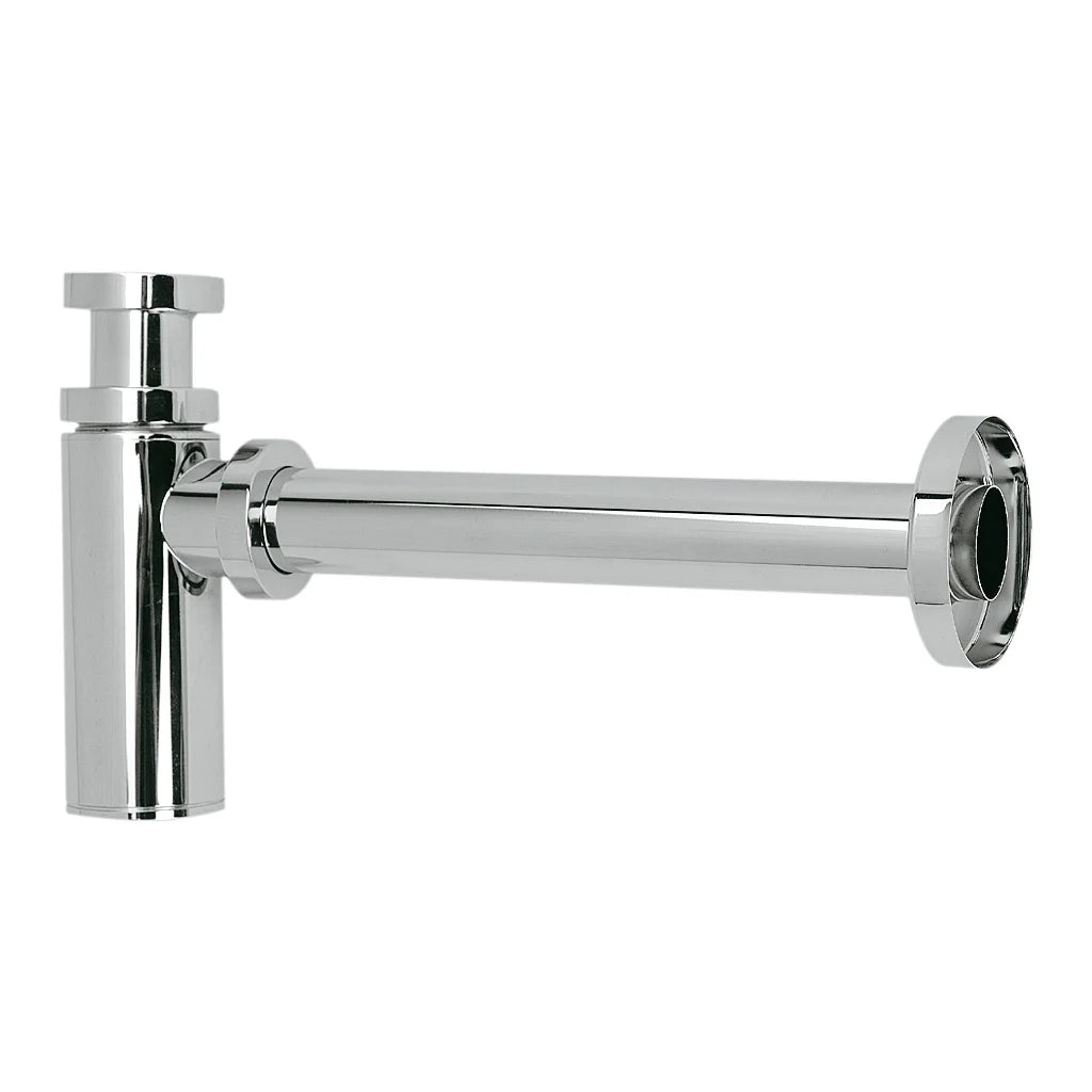 Sifón botella horizontal Jimten lavabo/bidet 1 1/4" cromo Ø32mm S-411