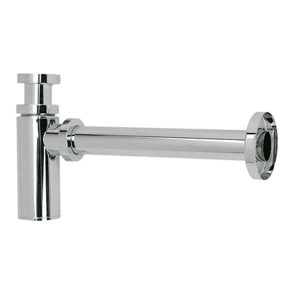Sifón botella horizontal Jimten lavabo/bidet 1 1/4" cromo Ø32mm S-411