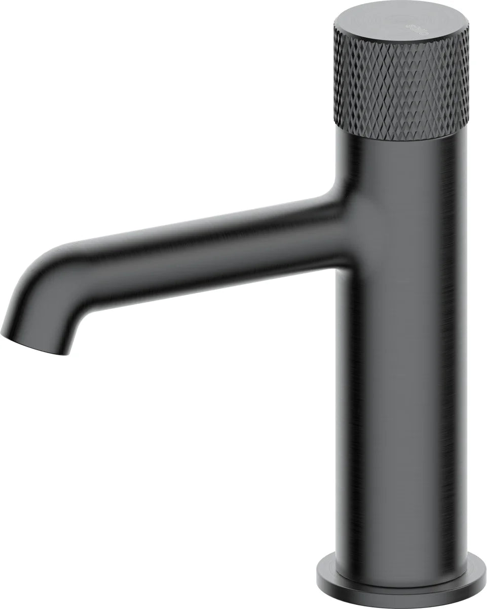 Grifo de lavabo bajo Stillo Hades volante Cold Open gun metal con aireador