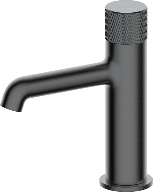 Grifo de lavabo bajo Stillo Hades volante Cold Open gun metal con aireador