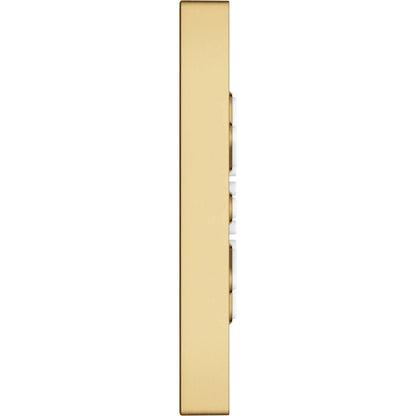 Rociador de ducha cuadrado Grohe rainshower aqua - Oro cepillado