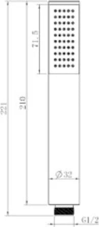 Columna de grifería para ducha monomando Stillo Zeus apariencia acero inoxidable rociador mural 2 vías Ø250mm