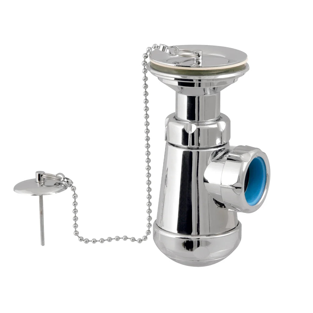 Sifón botella horizontal Jimten lavabo/bidet 1 1/4" cromo Ø32mm S-205