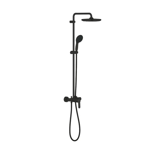 Columna de grifería para ducha monomando Grohe - Negro mate