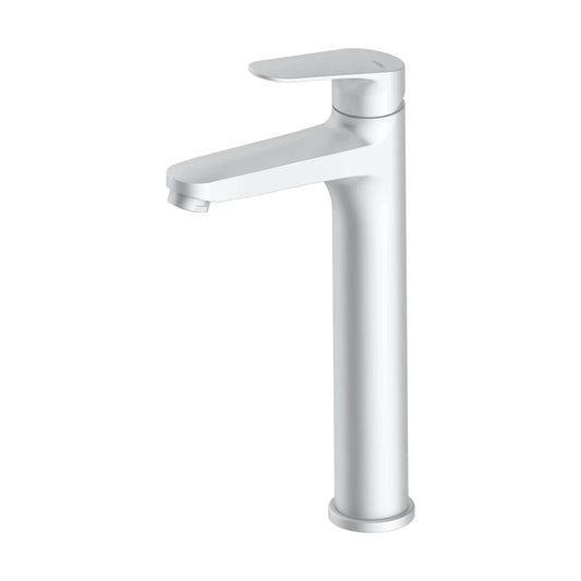Grifo de lavabo extra alta Stillo Zeus Cold Open -Blanco