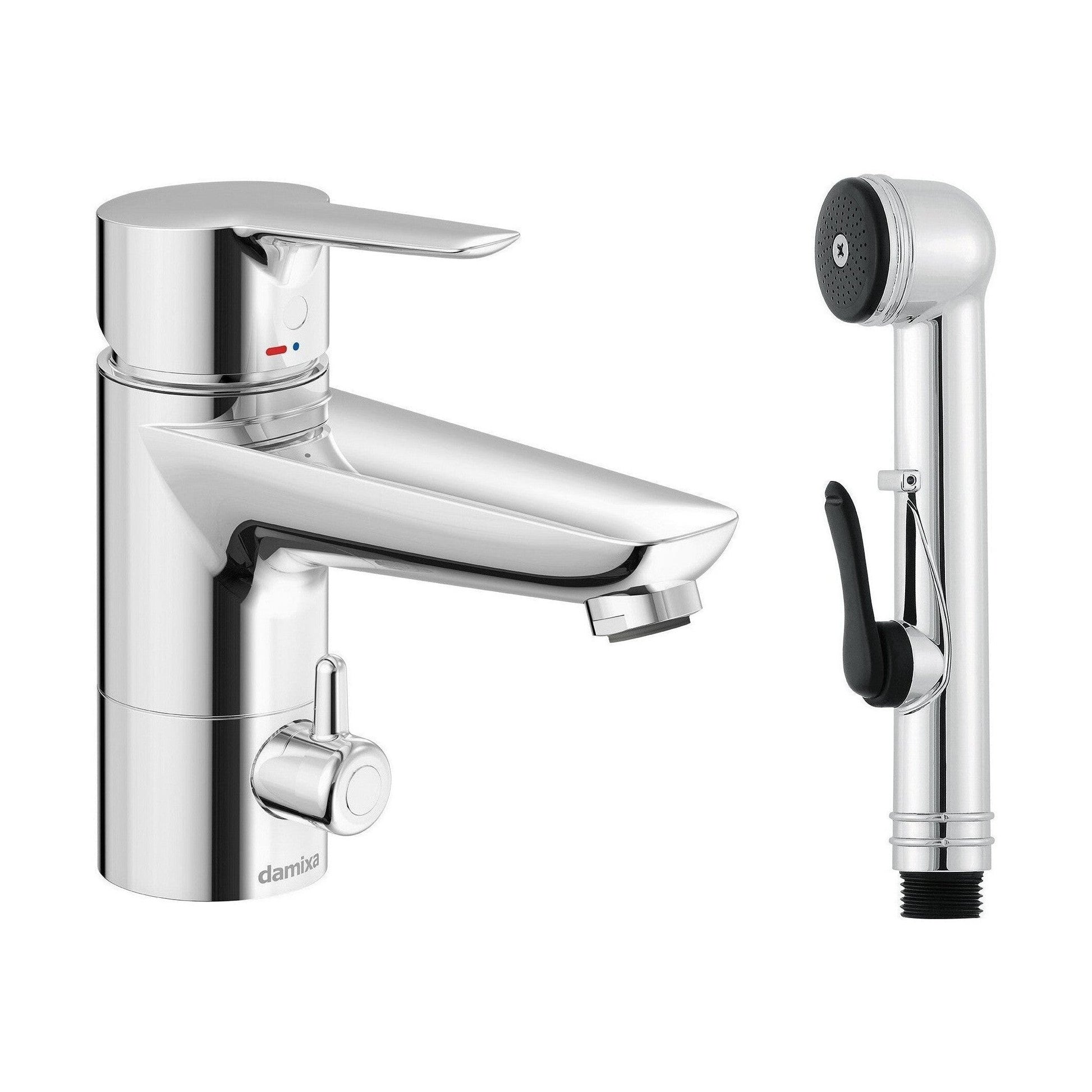 Grifo de Lavabo Damixa Core con Válvula de Lavadora