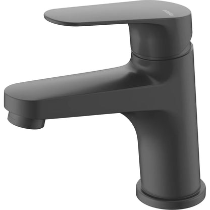 Grifo de lavabo Stillo Zeus negro mate cuerpo bajo con ahorro de energía Cold Open