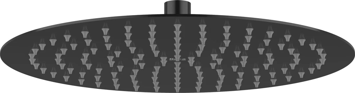 Rociador de ducha redondo roca raindream round montaje - Negro Mate