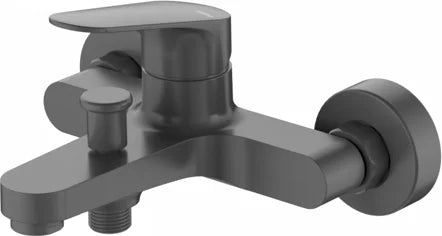 Grifería de baño ducha de 2 agujeros monomando Stillo Zeus negro