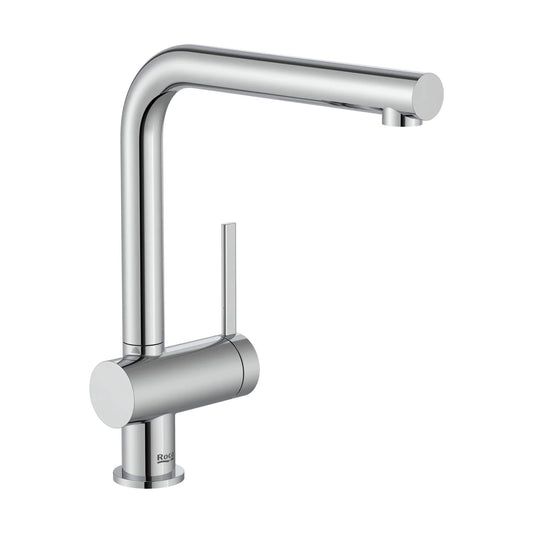 Grifo de cocina extra alto Roca Ona monomando con caño en forma de L acabado cromo