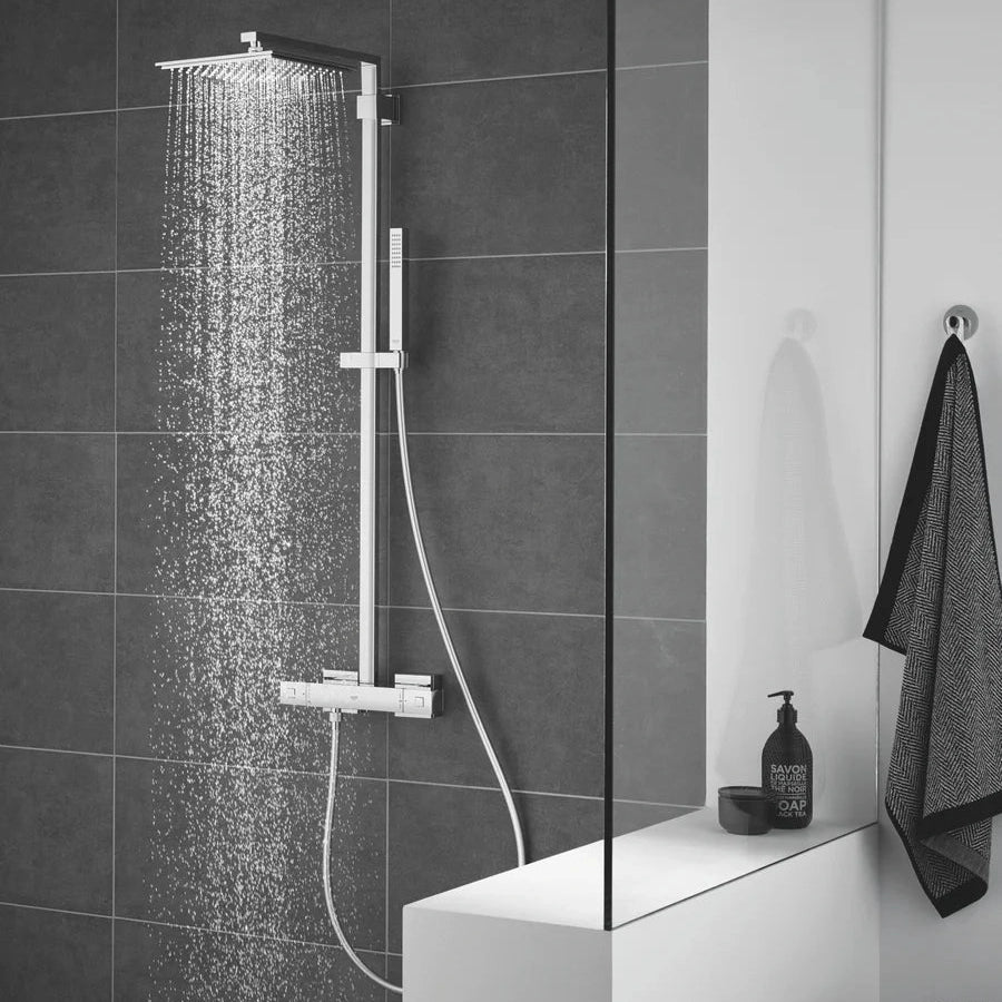 Columna de grifería para ducha termostático Grohe - Cromo