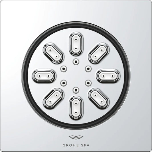 Rociador de ducha cuadrado Grohe rainshower aqua - Cromo