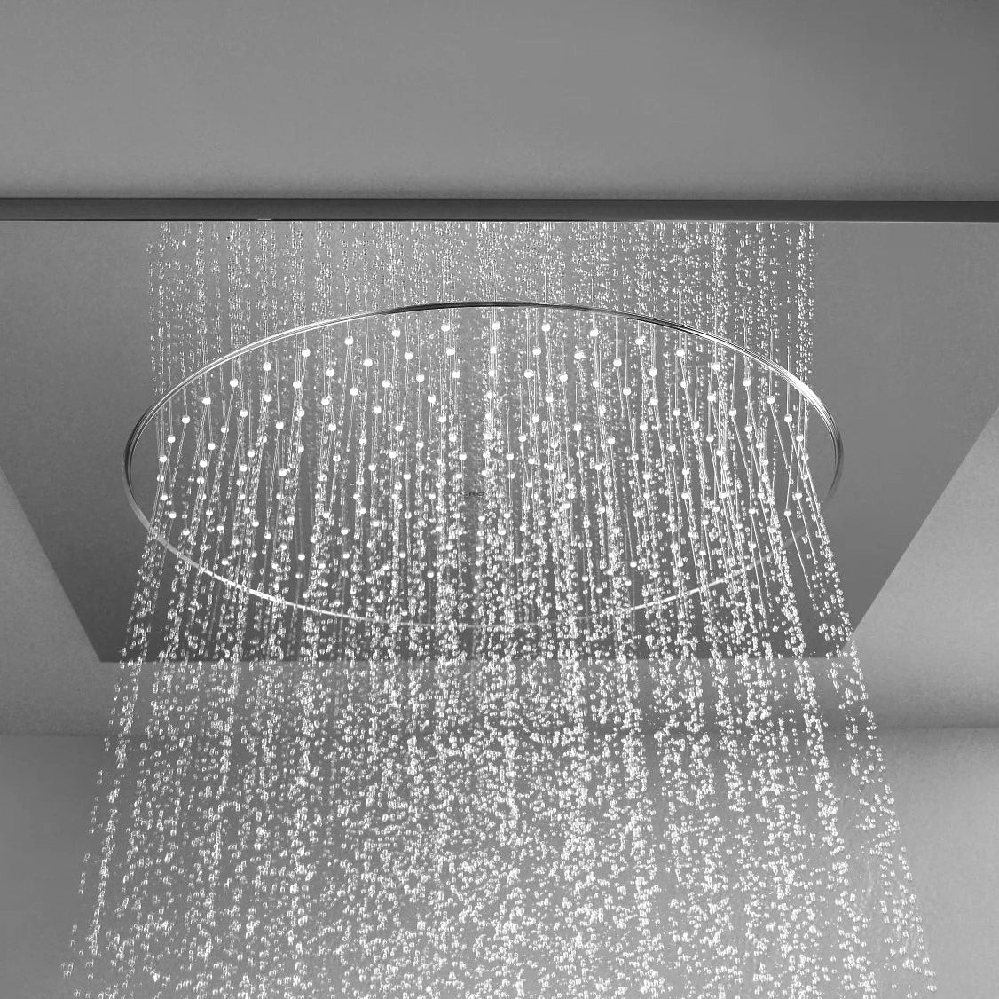 Rociador de ducha cuadrado Grohe rainshower f montaje - Cromo