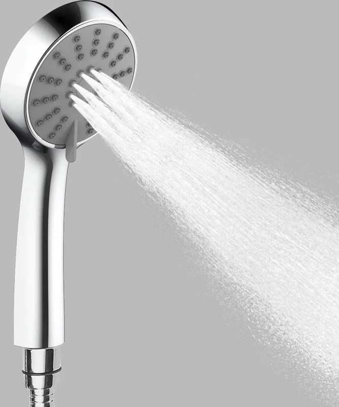 Columna de grifería para ducha termostático Stillo Hera cromo rociador mural 2 vías Ø248mm maneral de 3 funciones