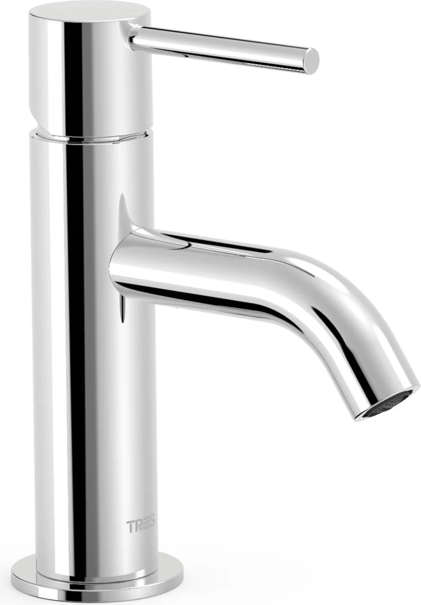 Grifería de lavabo baja Tres Study Exclusive cromo con aireador