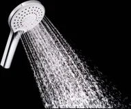 Grifería de baño ducha de 2 agujeros monomando Stillo Zeus apariencia acero inoxidable
