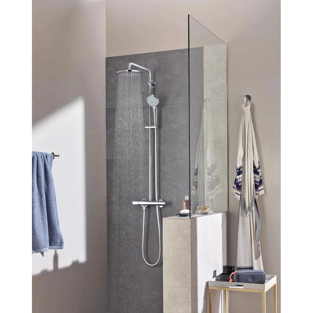 Columna de grifería para ducha termostático Grohe - Cromo