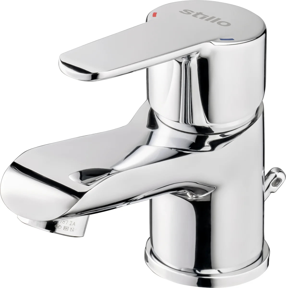 Grifo de lavabo medio Stillo Kyra cromo con aireador