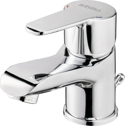 Grifo de lavabo medio Stillo Kyra cromo con aireador