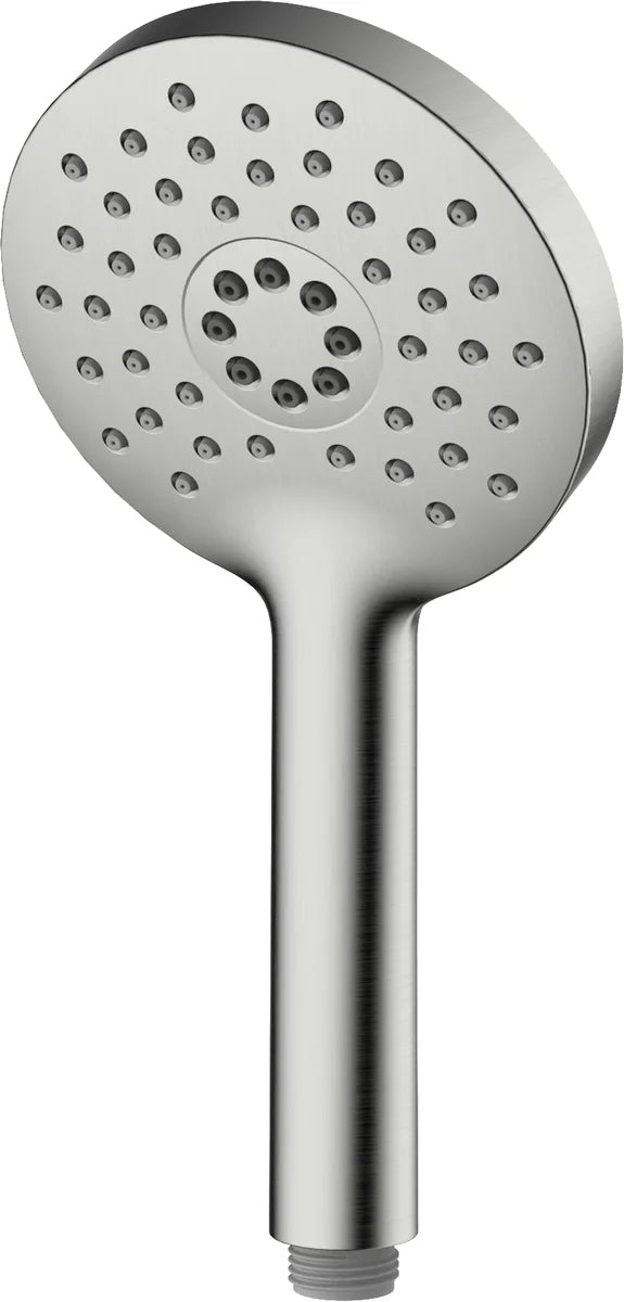 Columna de grifería para ducha monomando Stillo Hades apariencia acero inoxidable rociador mural 2 vías Ø250mm maneral de 3 funciones con repisa
