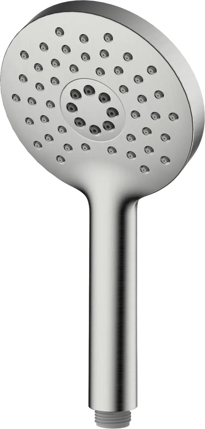 Columna de grifería para ducha monomando Stillo Hades apariencia acero inoxidable rociador mural 2 vías Ø250mm maneral de 3 funciones con repisa