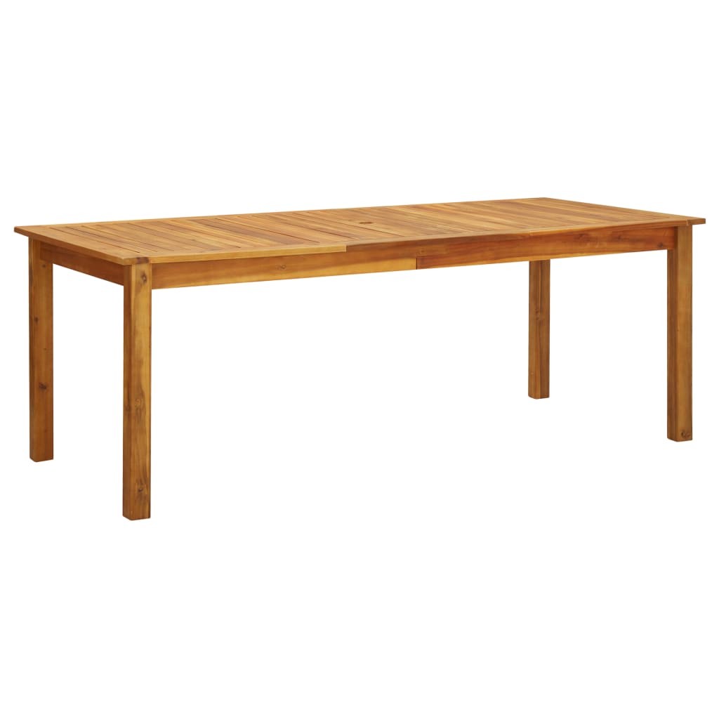 Mesa De Jardín Madera Maciza De Acacia Lavado