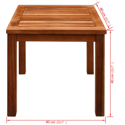 Set Comedor De Jardín 9 Pzas Y Cojines Madera Maciza De Acacia