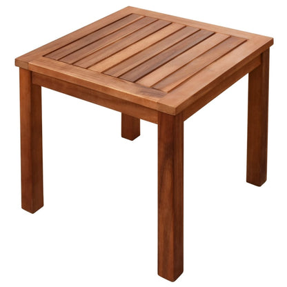 Set Comedor De Jardín 9 Pzas Y Cojines Madera Maciza De Acacia